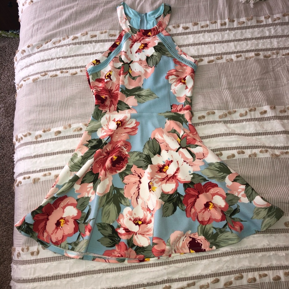 Floral skater dress
